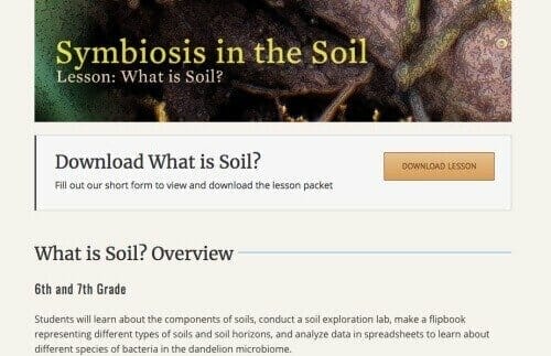soil homeschool science project
