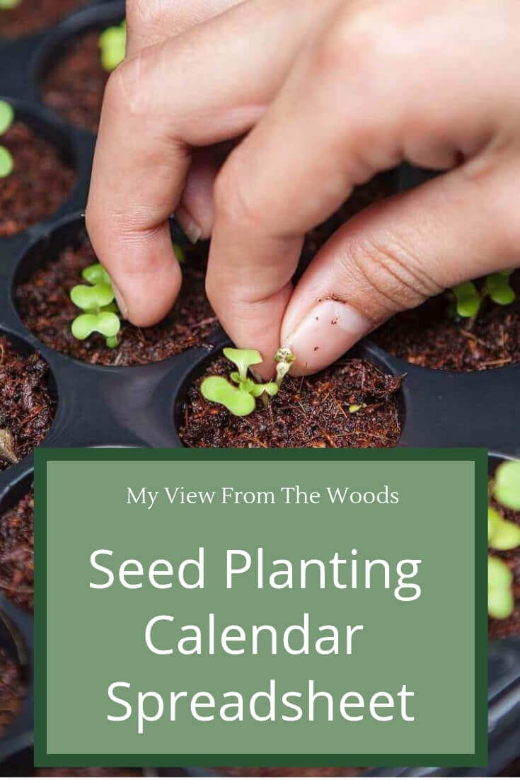 planting calendar spreadsheet