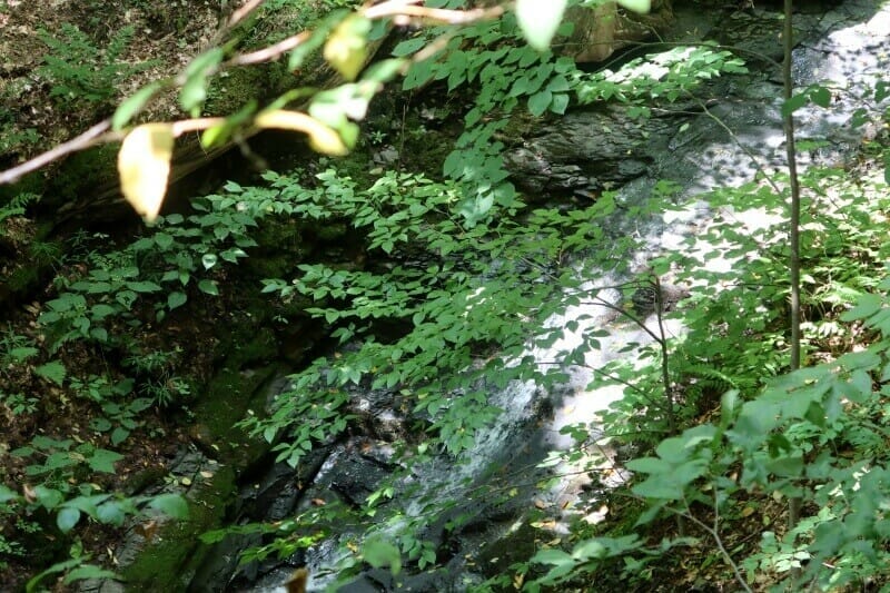 waterfall on onondaga trail