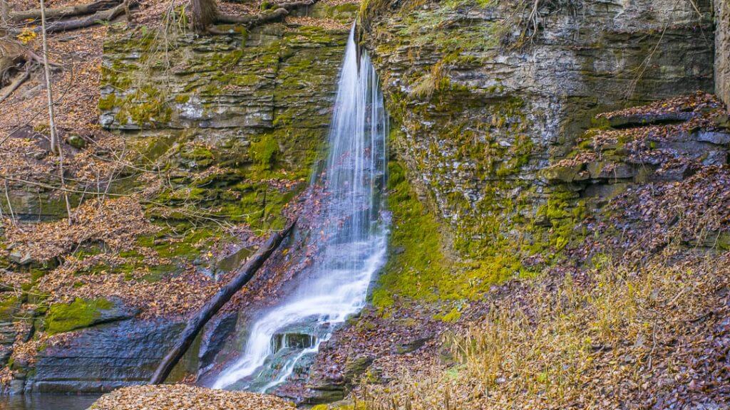 Bucktail falls onondaga county new york near otisco lake